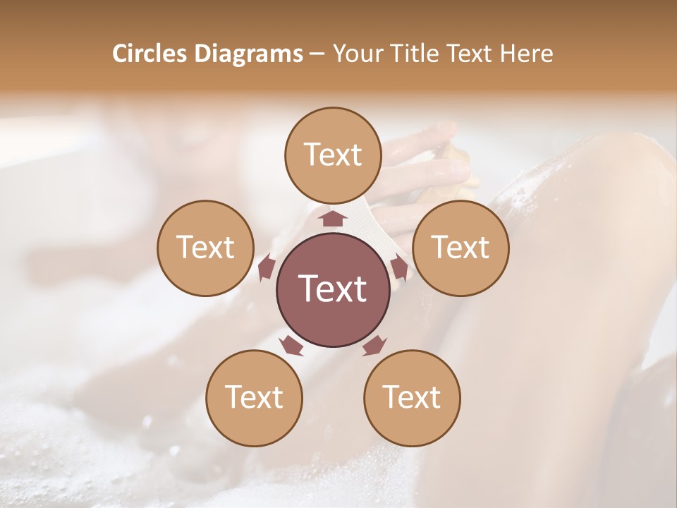 Treatment Relaxed Bubbles PowerPoint Template