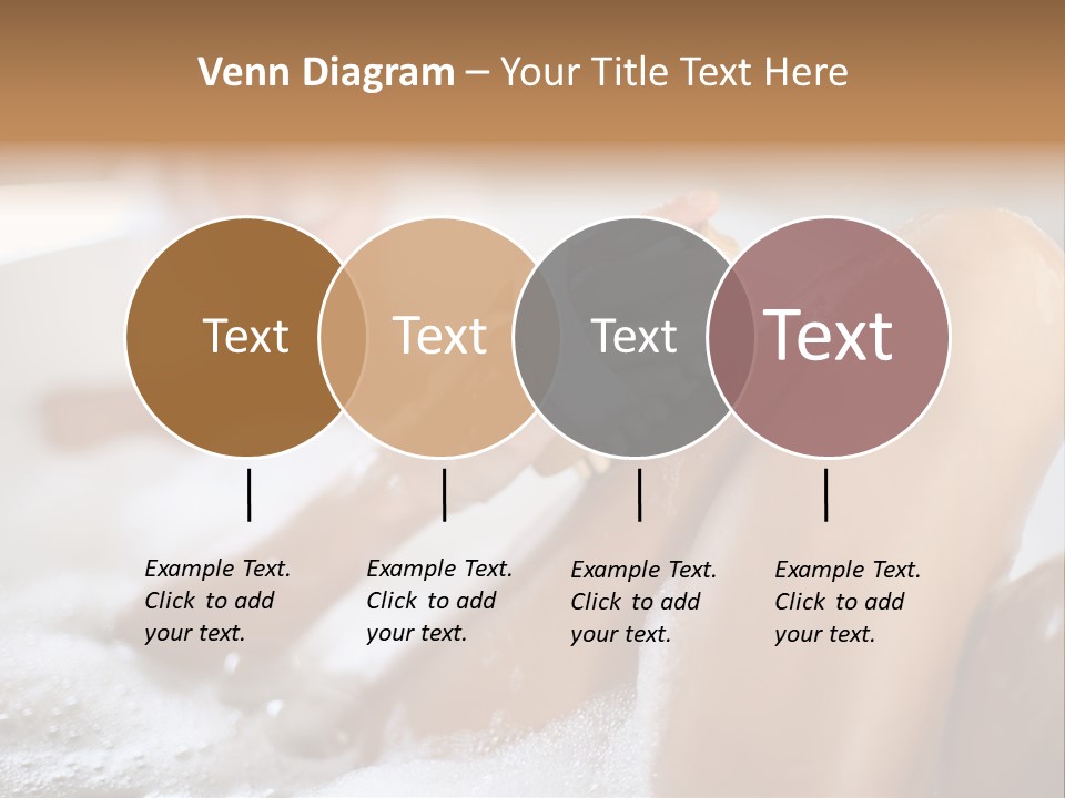 Treatment Relaxed Bubbles PowerPoint Template