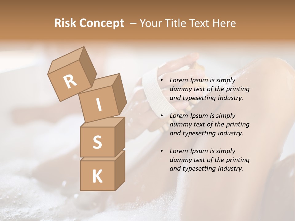 Treatment Relaxed Bubbles PowerPoint Template