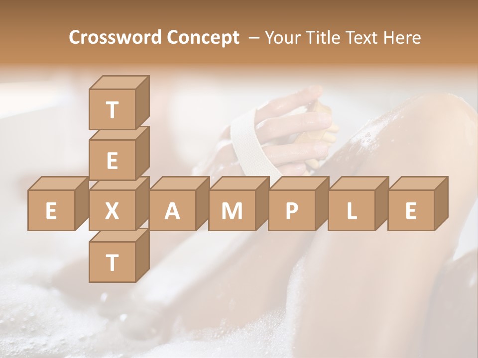 Treatment Relaxed Bubbles PowerPoint Template