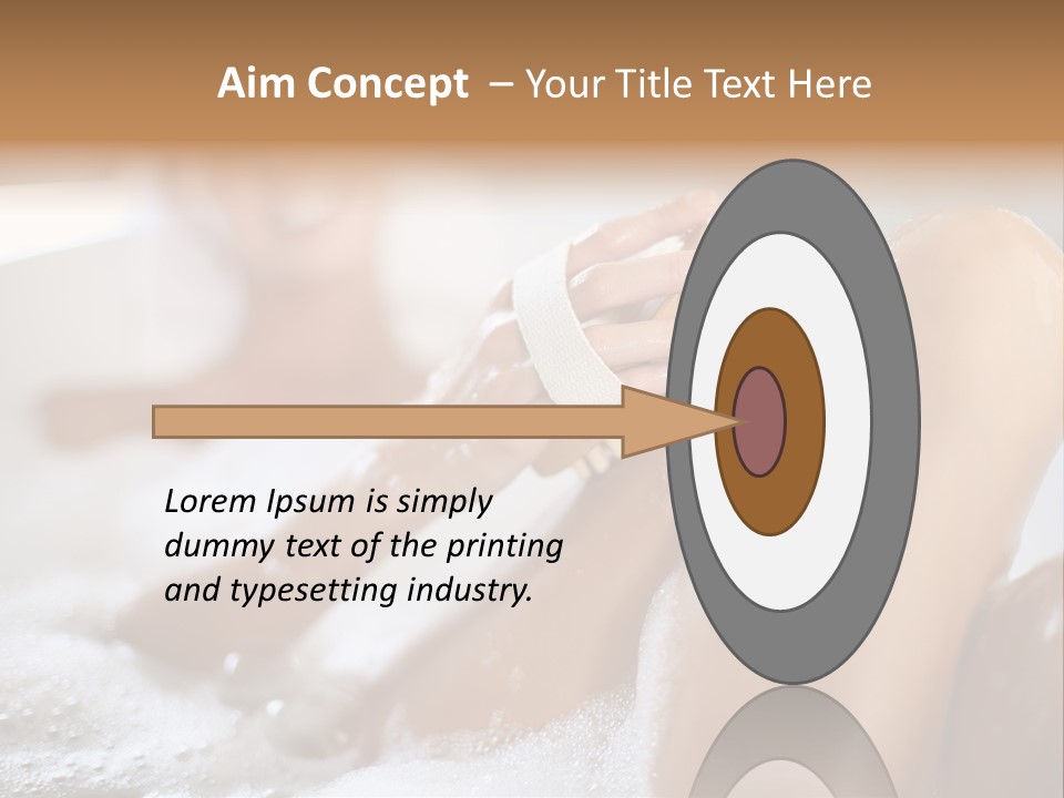 Treatment Relaxed Bubbles PowerPoint Template