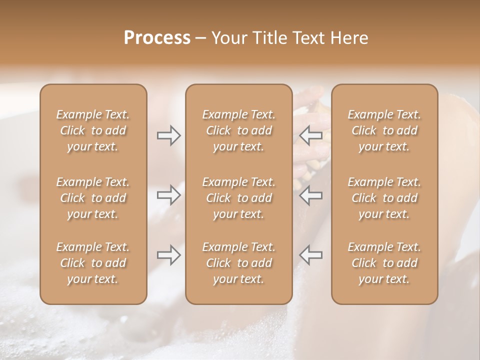 Treatment Relaxed Bubbles PowerPoint Template