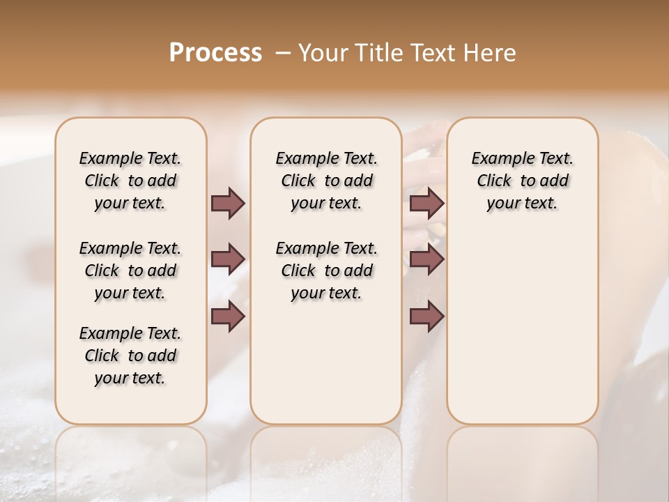 Treatment Relaxed Bubbles PowerPoint Template