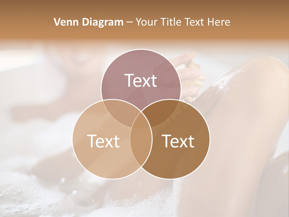 Treatment Relaxed Bubbles PowerPoint Template