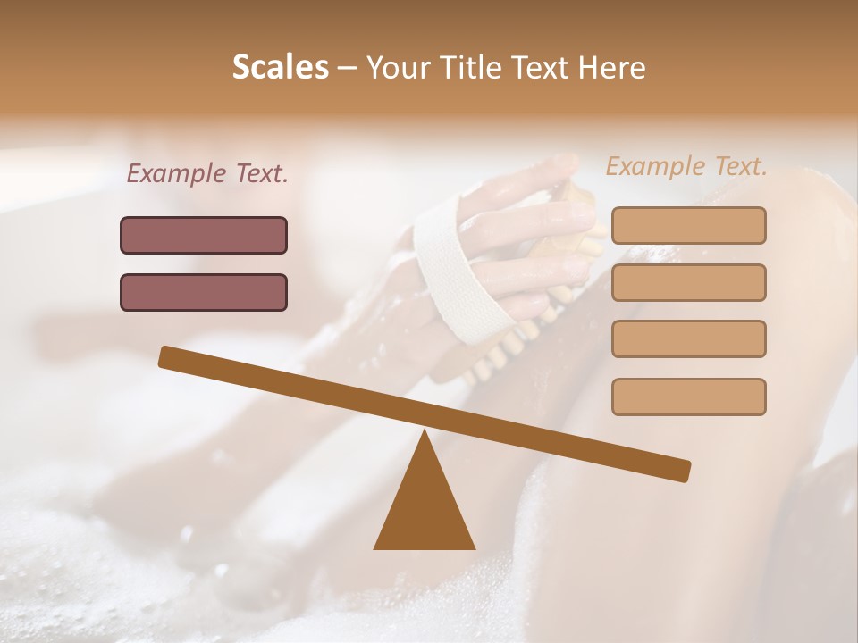 Treatment Relaxed Bubbles PowerPoint Template