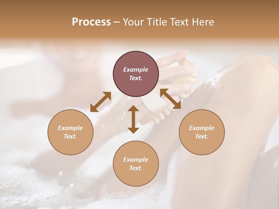 Treatment Relaxed Bubbles PowerPoint Template