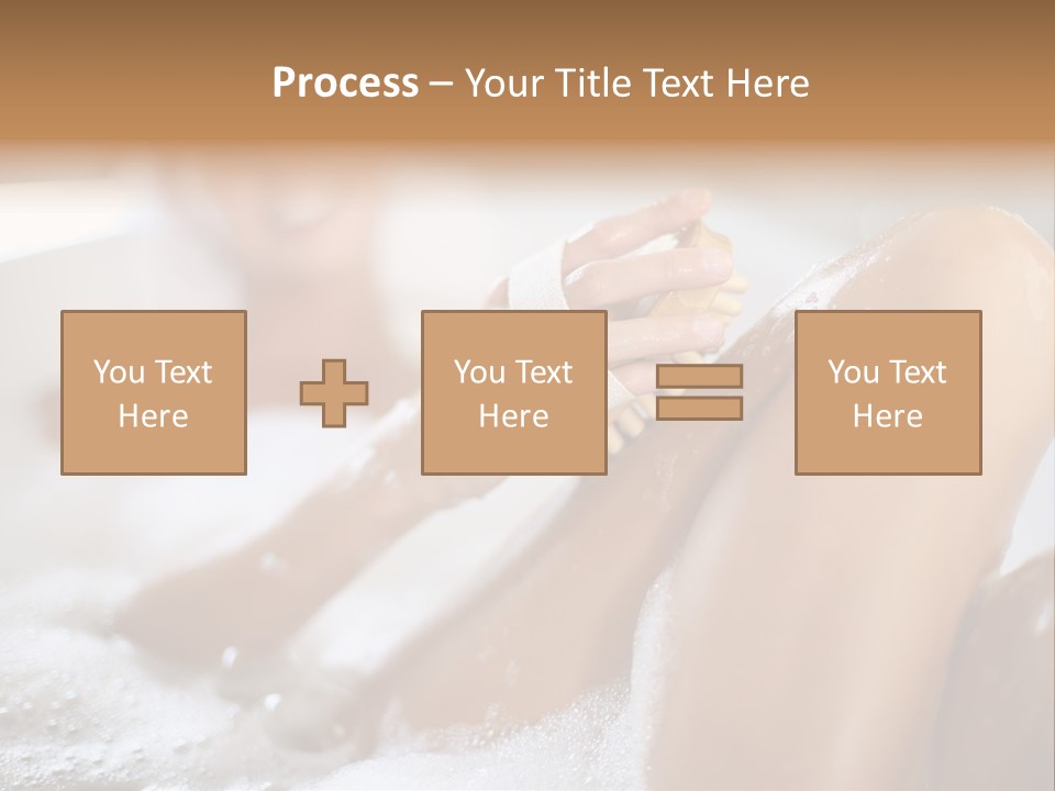 Treatment Relaxed Bubbles PowerPoint Template