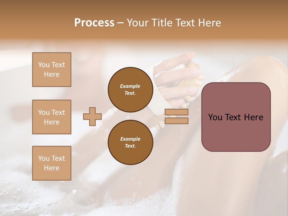 Treatment Relaxed Bubbles PowerPoint Template