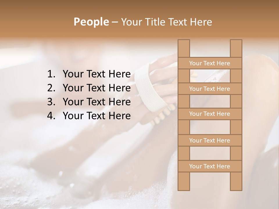 Treatment Relaxed Bubbles PowerPoint Template