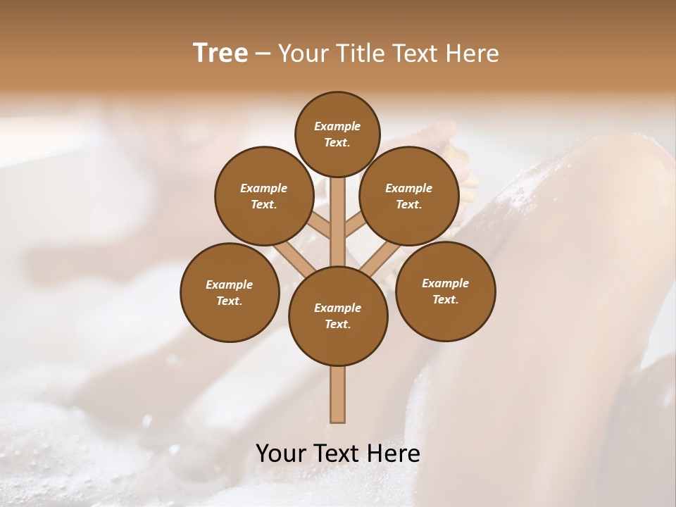 Treatment Relaxed Bubbles PowerPoint Template