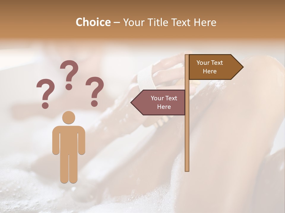 Treatment Relaxed Bubbles PowerPoint Template