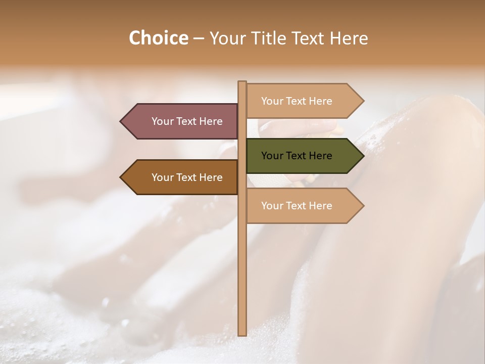 Treatment Relaxed Bubbles PowerPoint Template