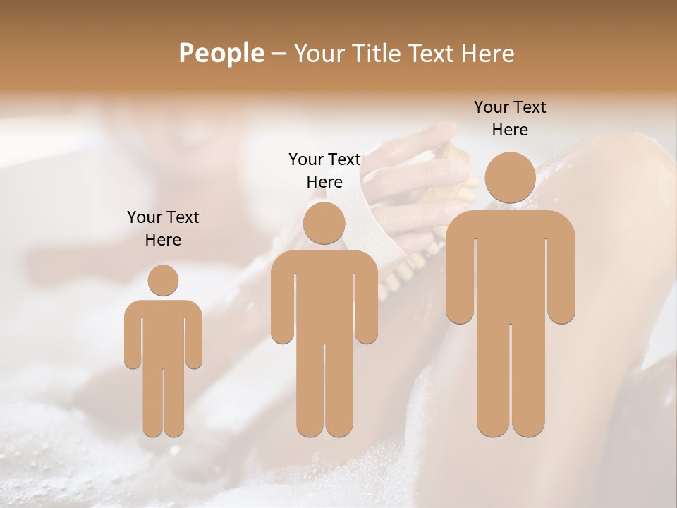 Treatment Relaxed Bubbles PowerPoint Template