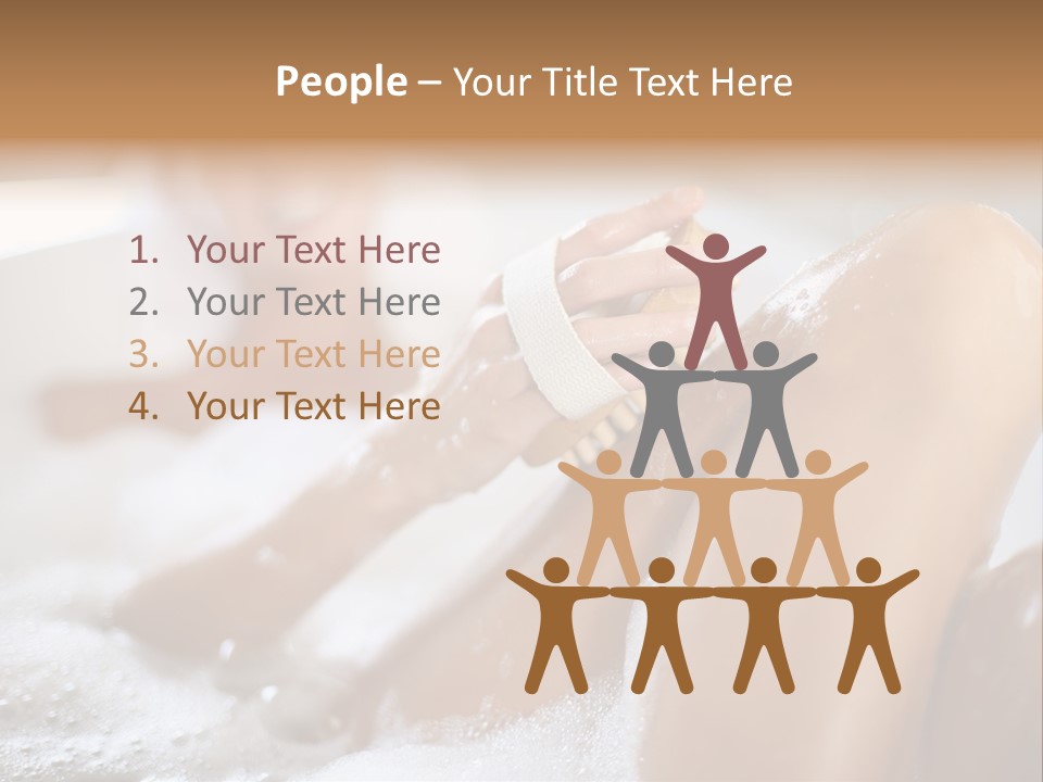 Treatment Relaxed Bubbles PowerPoint Template