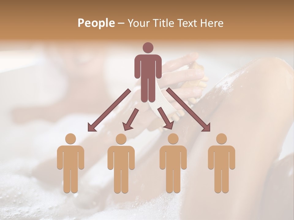 Treatment Relaxed Bubbles PowerPoint Template