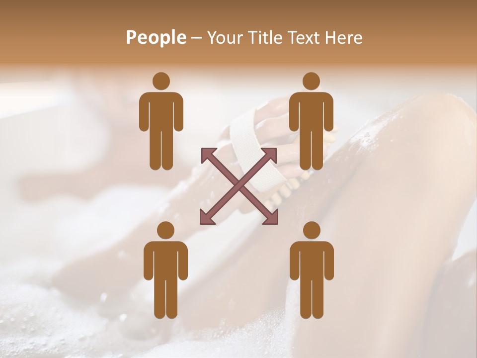 Treatment Relaxed Bubbles PowerPoint Template