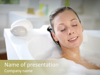Taking Bubbles Gorgeous PowerPoint Template