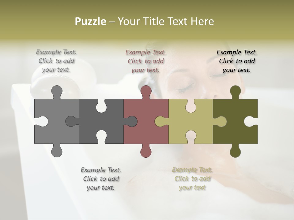 Taking Bubbles Gorgeous PowerPoint Template