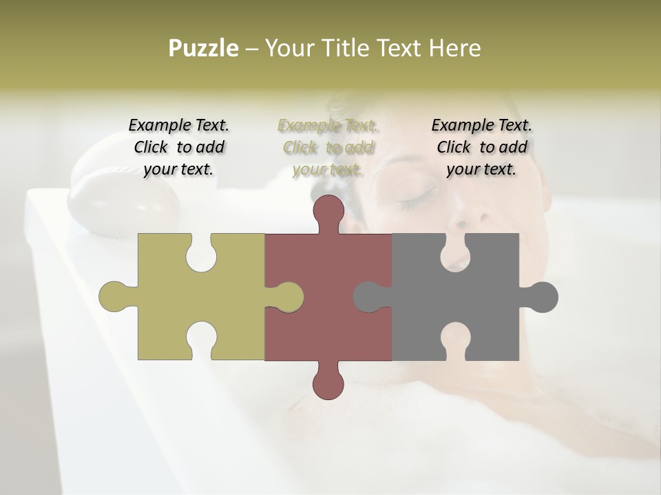 Taking Bubbles Gorgeous PowerPoint Template