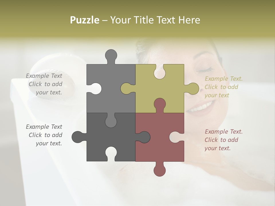 Taking Bubbles Gorgeous PowerPoint Template