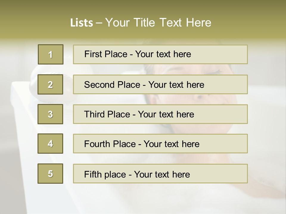 Taking Bubbles Gorgeous PowerPoint Template