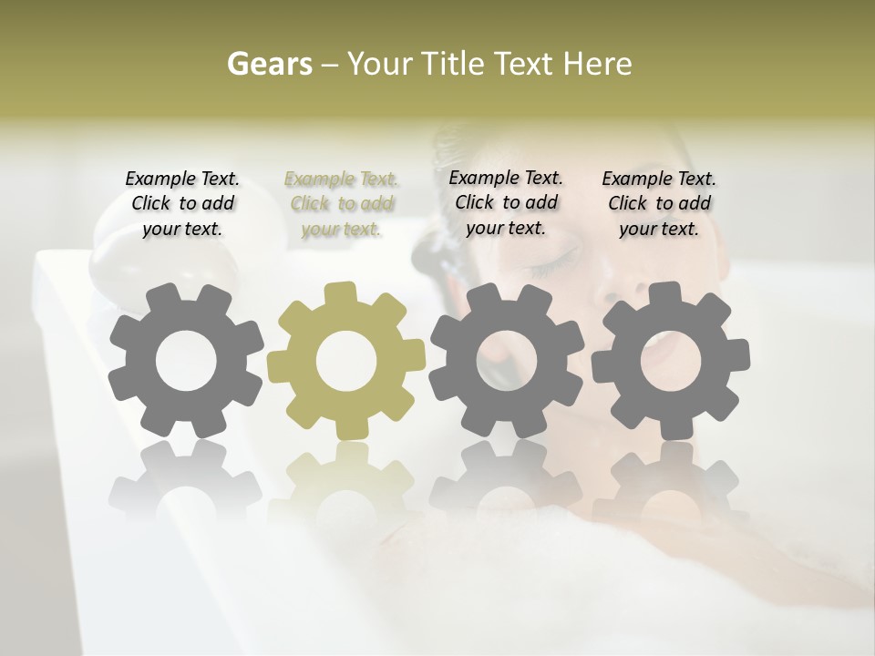 Taking Bubbles Gorgeous PowerPoint Template