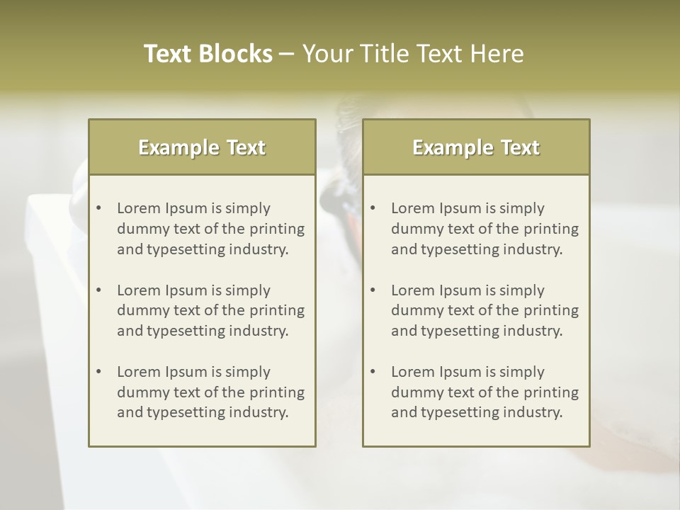 Taking Bubbles Gorgeous PowerPoint Template