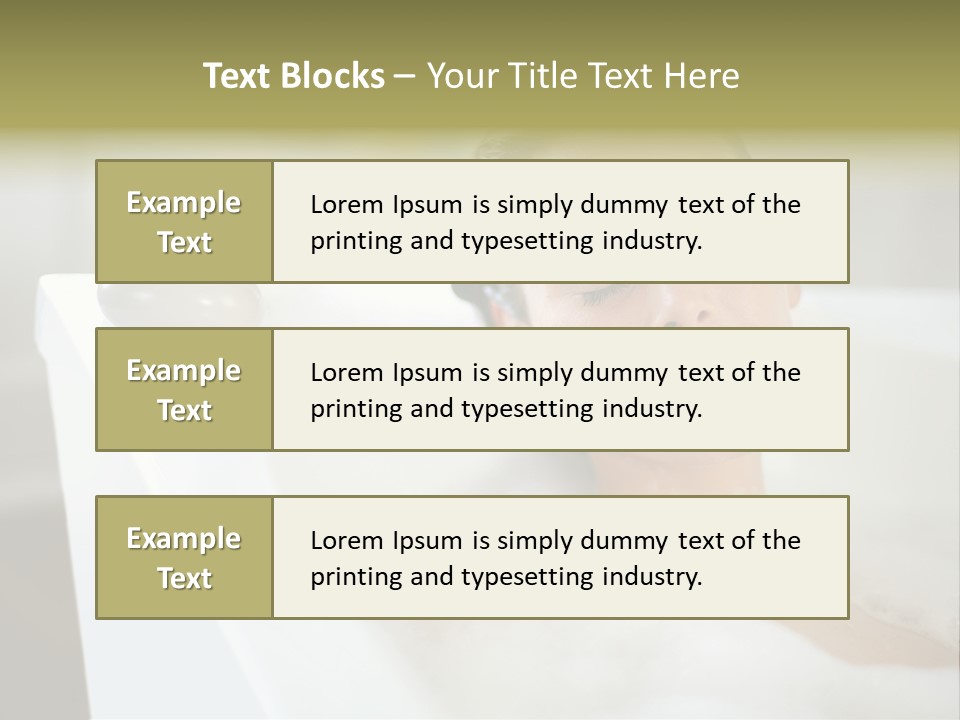 Taking Bubbles Gorgeous PowerPoint Template