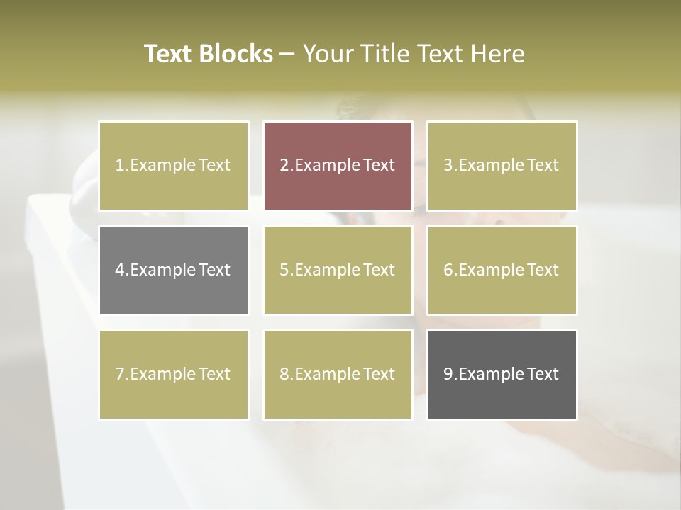 Taking Bubbles Gorgeous PowerPoint Template