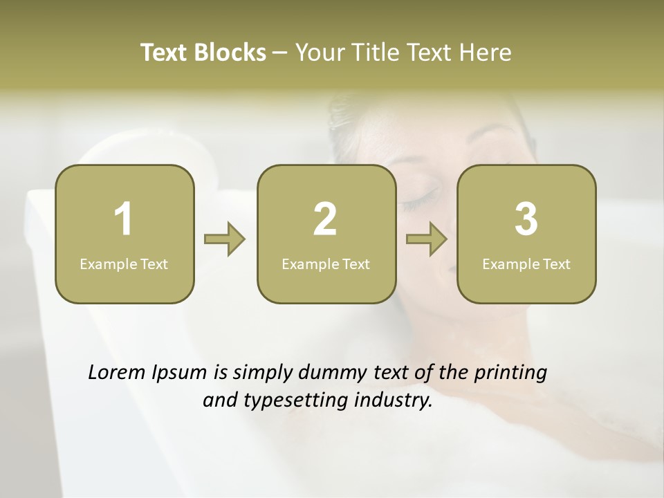 Taking Bubbles Gorgeous PowerPoint Template