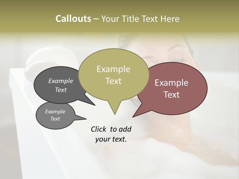 Taking Bubbles Gorgeous PowerPoint Template