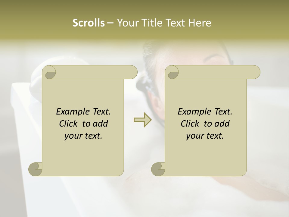 Taking Bubbles Gorgeous PowerPoint Template