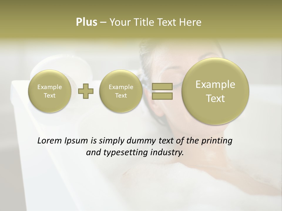 Taking Bubbles Gorgeous PowerPoint Template