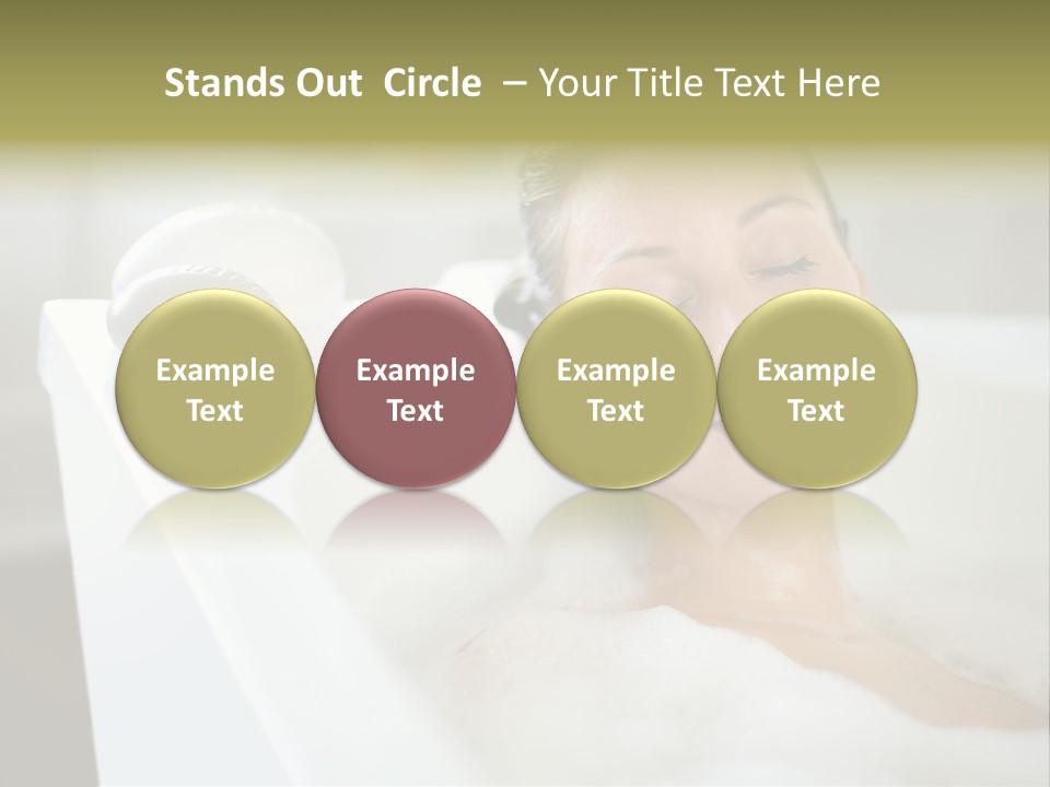 Taking Bubbles Gorgeous PowerPoint Template