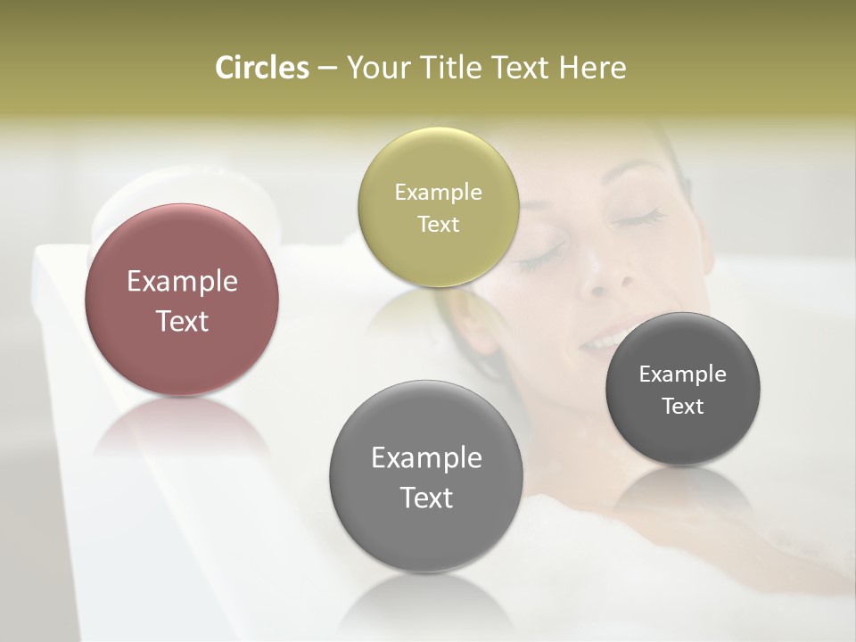 Taking Bubbles Gorgeous PowerPoint Template