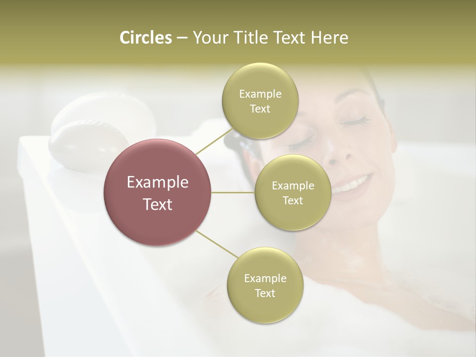 Taking Bubbles Gorgeous PowerPoint Template