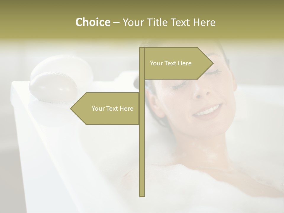 Taking Bubbles Gorgeous PowerPoint Template