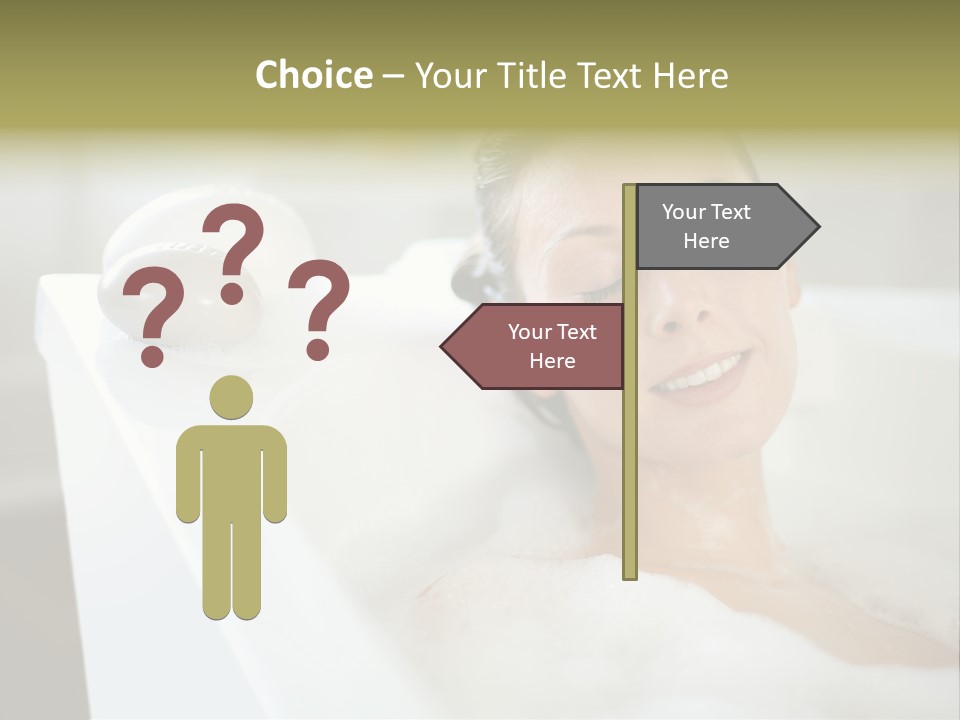 Taking Bubbles Gorgeous PowerPoint Template