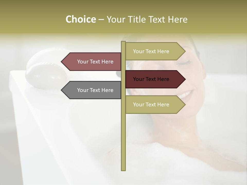 Taking Bubbles Gorgeous PowerPoint Template