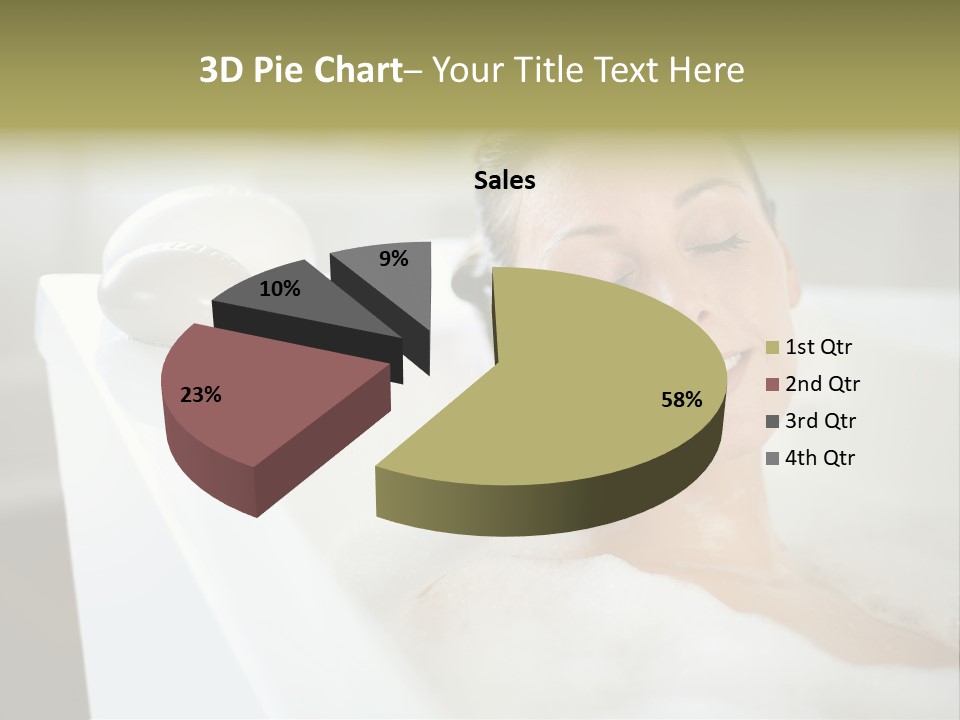 Taking Bubbles Gorgeous PowerPoint Template