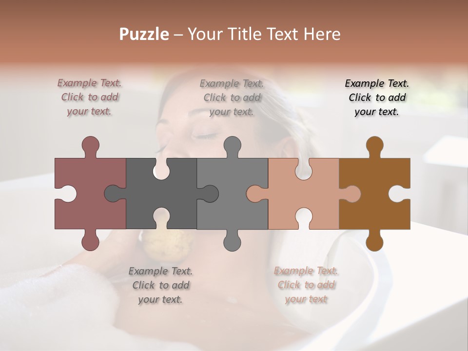 Sponge Bathing Beautiful PowerPoint Template