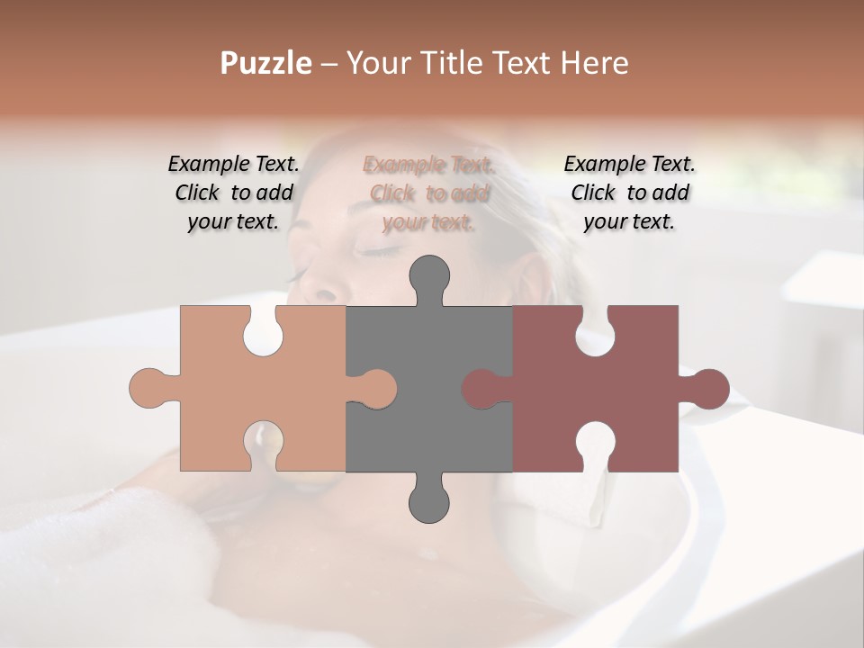 Sponge Bathing Beautiful PowerPoint Template