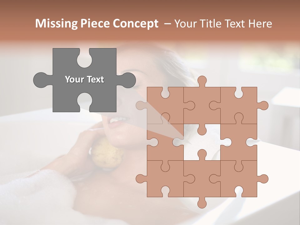 Sponge Bathing Beautiful PowerPoint Template