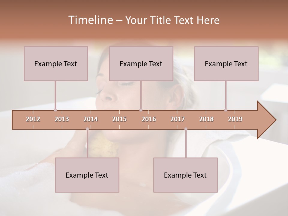 Sponge Bathing Beautiful PowerPoint Template