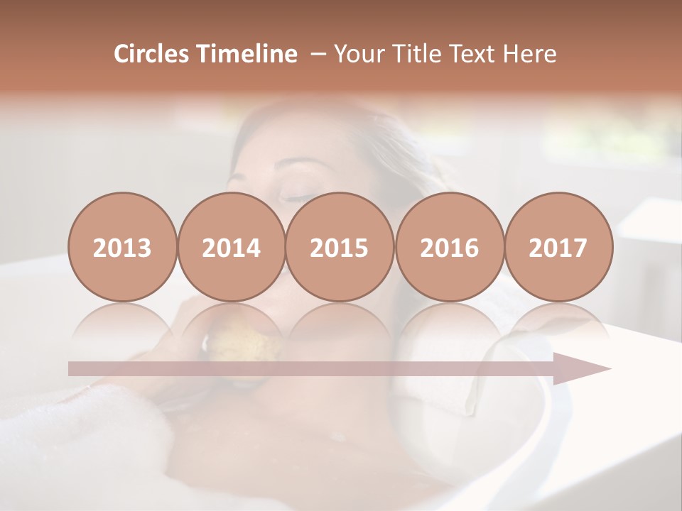 Sponge Bathing Beautiful PowerPoint Template