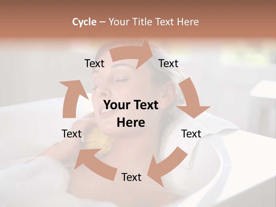 Sponge Bathing Beautiful PowerPoint Template