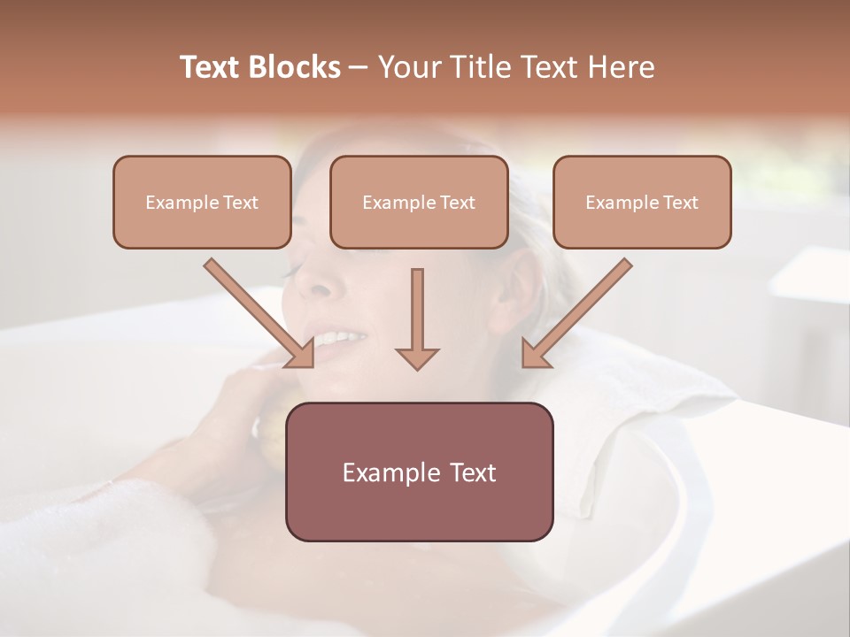 Sponge Bathing Beautiful PowerPoint Template