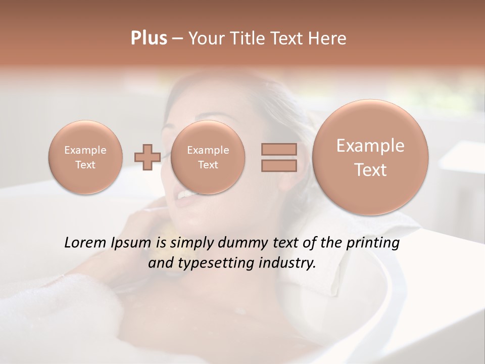 Sponge Bathing Beautiful PowerPoint Template