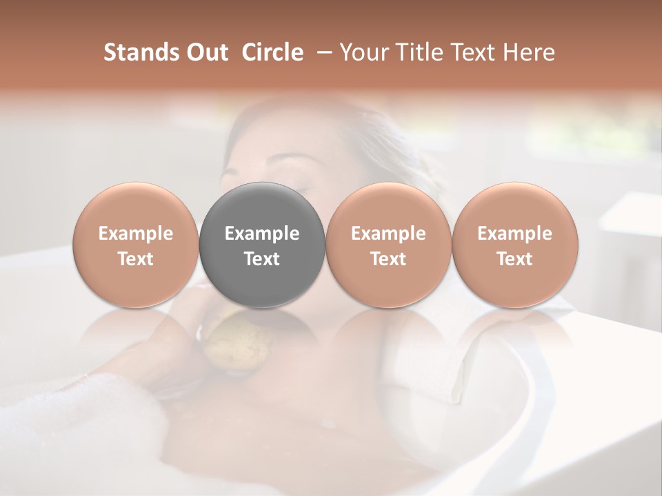 Sponge Bathing Beautiful PowerPoint Template