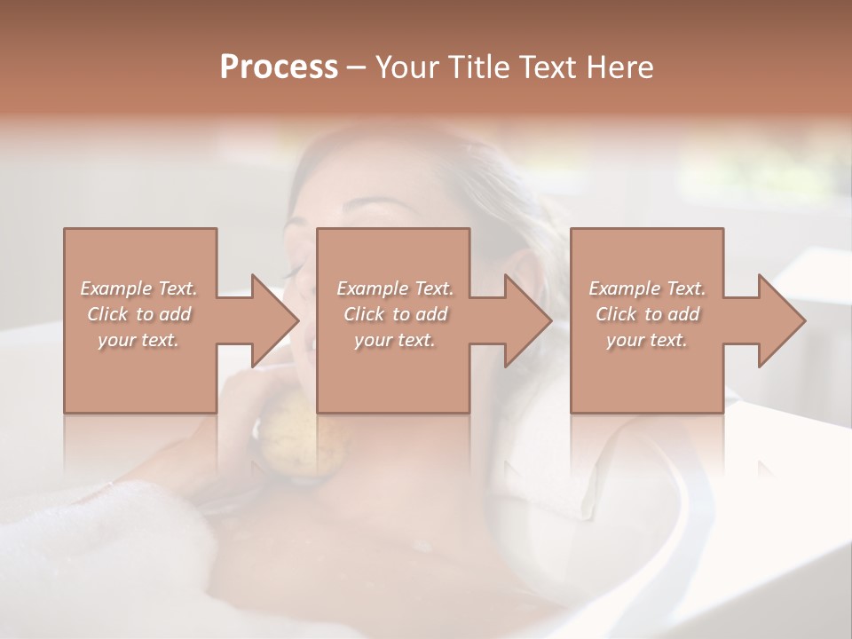 Sponge Bathing Beautiful PowerPoint Template